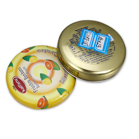 mixed fruit candies tins